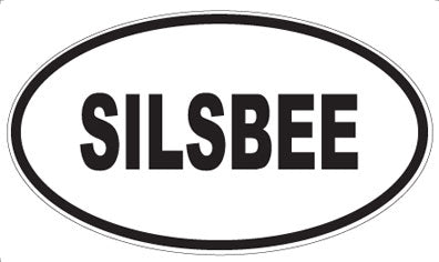 SILSBEE - Oval Sticker