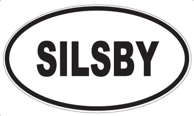 SILSBY - Oval Sticker