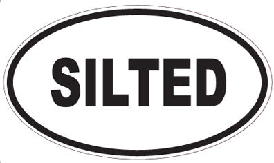 SILTED - Oval Sticker