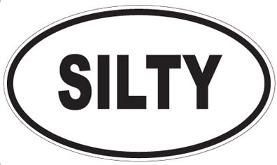 SILTY - Oval Magnet