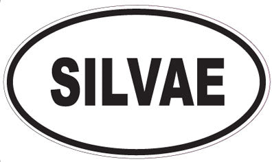 SILVAE - Oval Sticker