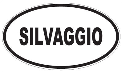 SILVAGGIO - Oval Sticker
