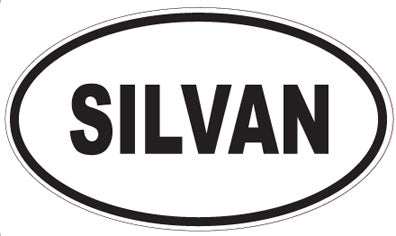 SILVAN - Oval Sticker