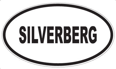 SILVERBERG - Oval Magnet