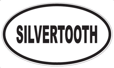SILVERTOOTH - Oval Magnet