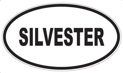 SILVESTER - Oval Magnet