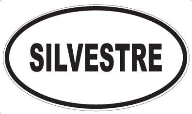 SILVESTRE - Oval Sticker