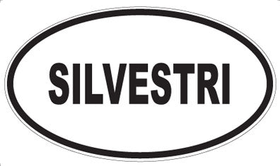 SILVESTRI - Oval Sticker