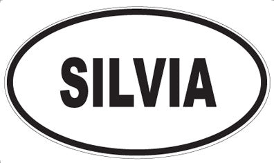 SILVIA - Oval Magnet