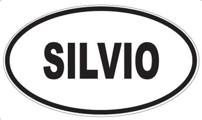SILVIO - Oval Sticker