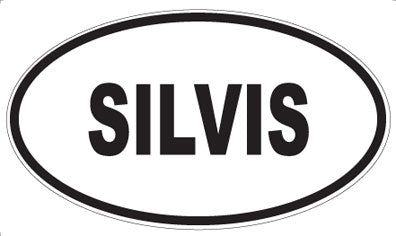 SILVIS - Oval Magnet