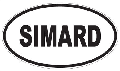 SIMARD - Oval Magnet