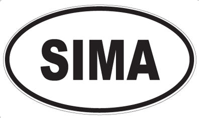 SIMA - Oval Magnet