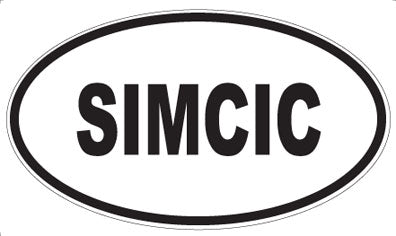 SIMCIC - Oval Sticker