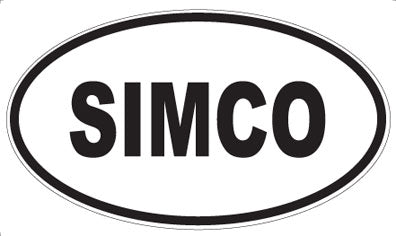 SIMCO - Oval Sticker