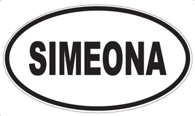 SIMEONA - Oval Magnet