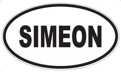 SIMEON - Oval Magnet