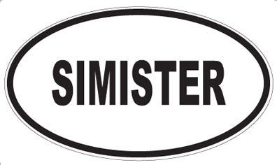 SIMISTER - Oval Magnet