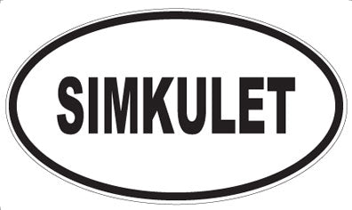 SIMKULET - Oval Magnet