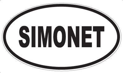 SIMONET - Oval Magnet