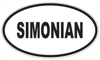 SIMONIAN - Oval Magnet