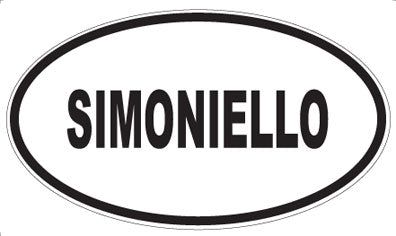 SIMONIELLO - Oval Magnet