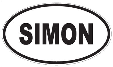 SIMON - Oval Magnet