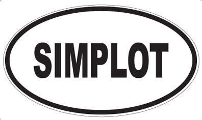SIMPLOT - Oval Magnet