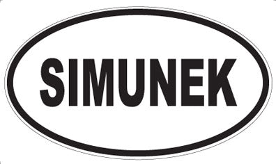 SIMUNEK - Oval Magnet