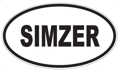 SIMZER - Oval Magnet
