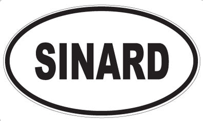 SINARD - Oval Sticker