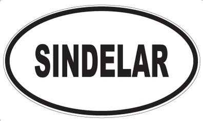 SINDELAR - Oval Magnet