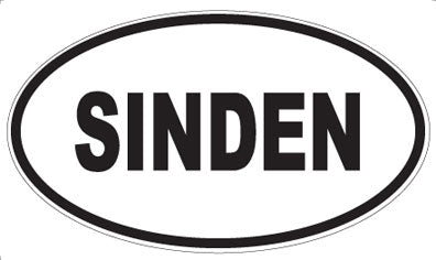 SINDEN - Oval Magnet
