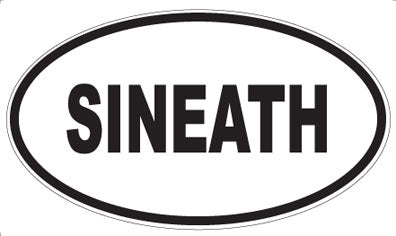 SINEATH - Oval Sticker