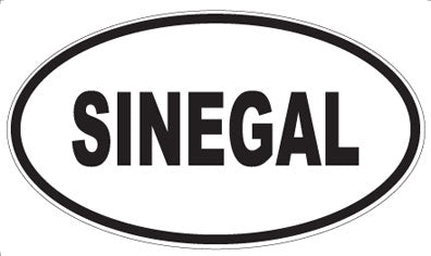 SINEGAL - Oval Sticker