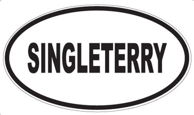 SINGLETERRY - Oval Sticker