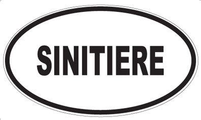 SINITIERE - Oval Magnet