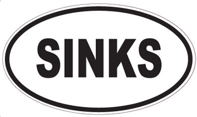 SINKS - Oval Magnet