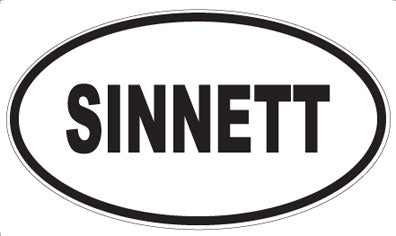 SINNETT - Oval Magnet