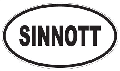 SINNOTT - Oval Magnet