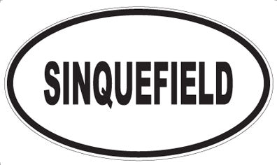 SINQUEFIELD - Oval Magnet