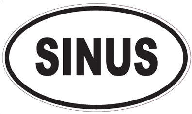 SINUS - Oval Sticker