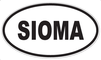 SIOMA - Oval Magnet