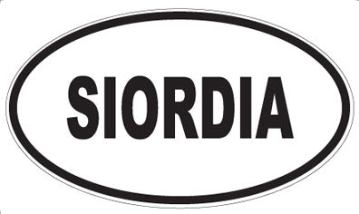 SIORDIA - Oval Magnet