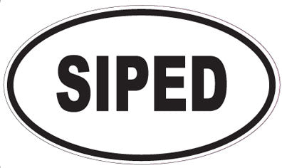 SIPED - Oval Magnet
