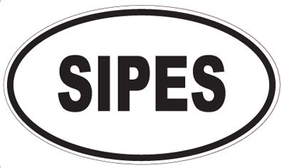 SIPES - Oval Magnet