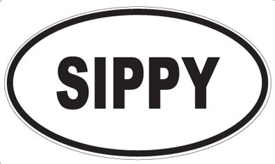 SIPPY - Oval Magnet