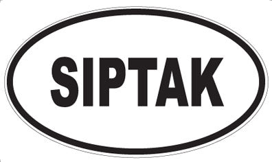 SIPTAK - Oval Magnet