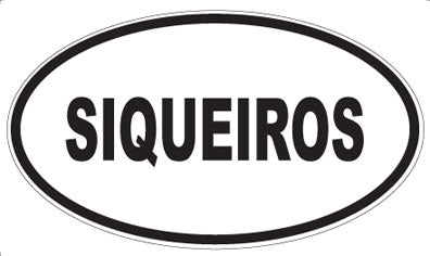 SIQUEIROS - Oval Magnet