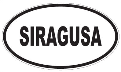SIRAGUSA - Oval Magnet
